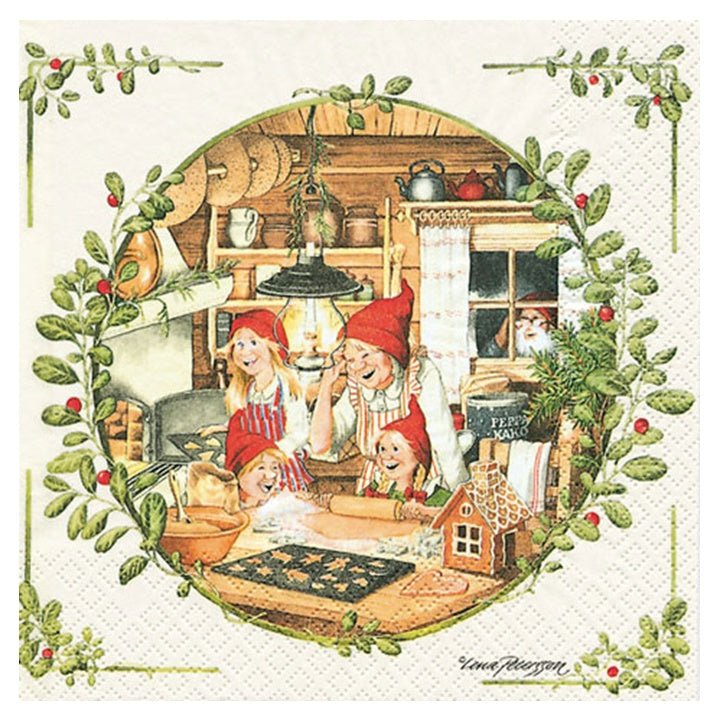 Serviete za decoupage Christmas Bakery - 1 kos