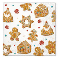 Serviete za decoupage Christmas Gingerbreads - 1 kos