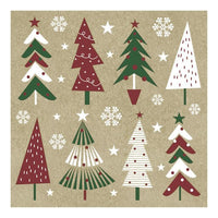Serviete za decoupage Christmas Trees - 1 kos
