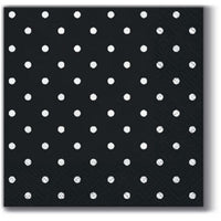 Serviete za decoupage cocktail Brown Dots - 1 kos
