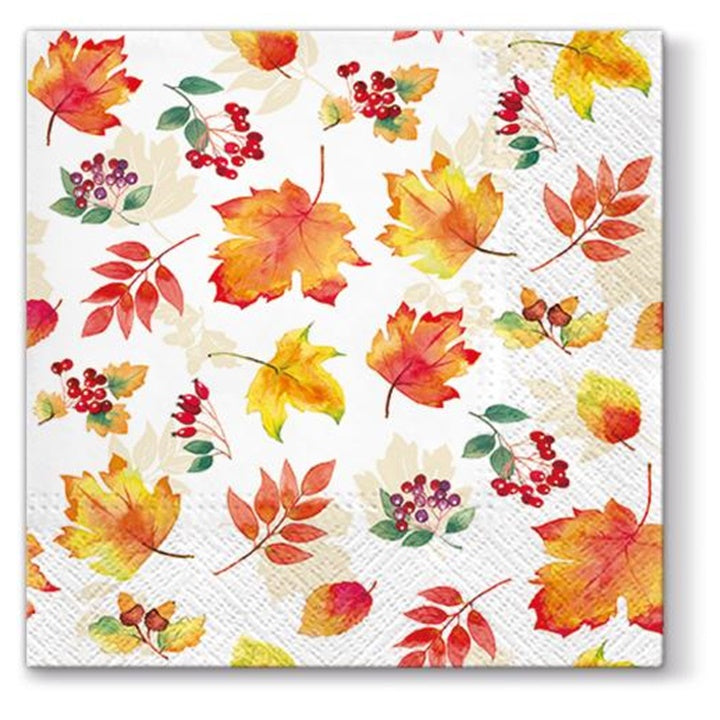Serviete za decoupage Falling Leaves - 1 kos