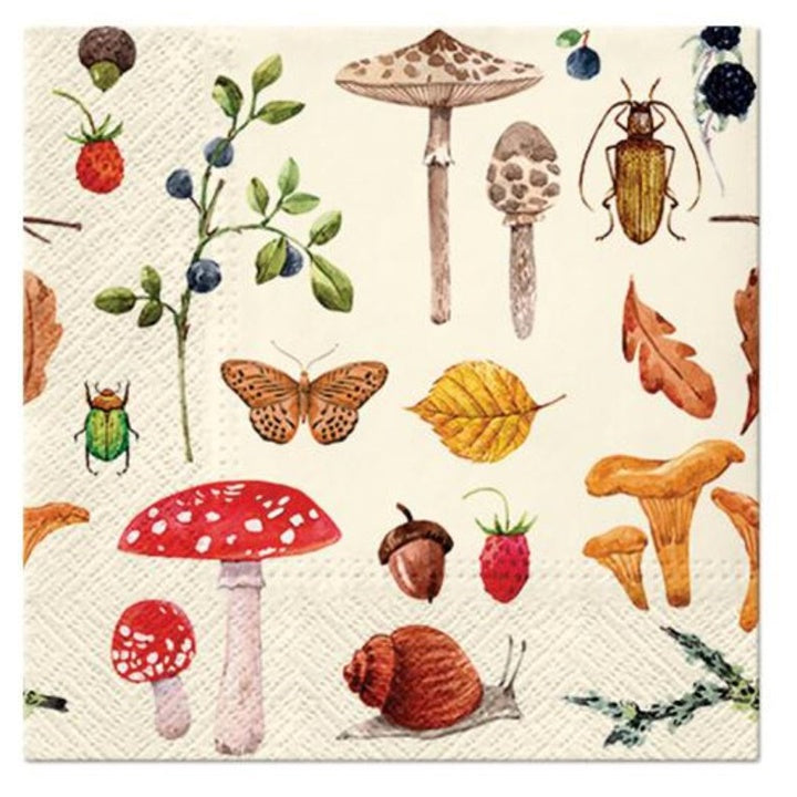 Serviete za decoupage Forest Botany - 1 kos