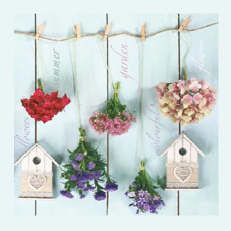 Serviete za decoupage - Garden Flowers - 1 kom