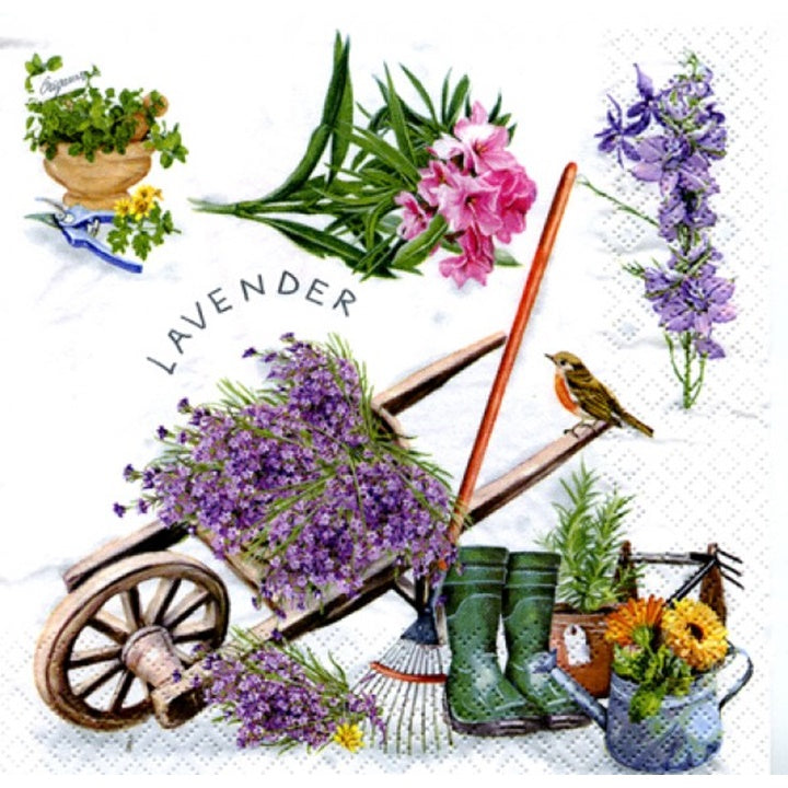 Serviete za decoupage Gardening - 1 kos