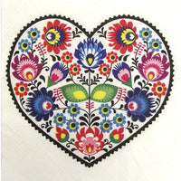 Serviete za decoupage - Heart - 1 kom
