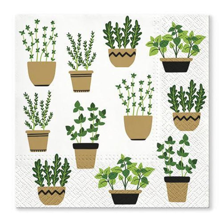 Serviete za decoupage Herbs in Pot - 1 kos