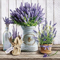 Serviete za decoupage Lavender in Bucket - 1 kos