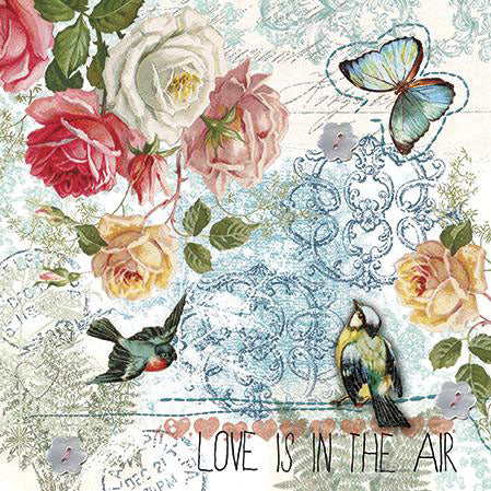 Serviete za decoupage - Love is in the air - 1kom