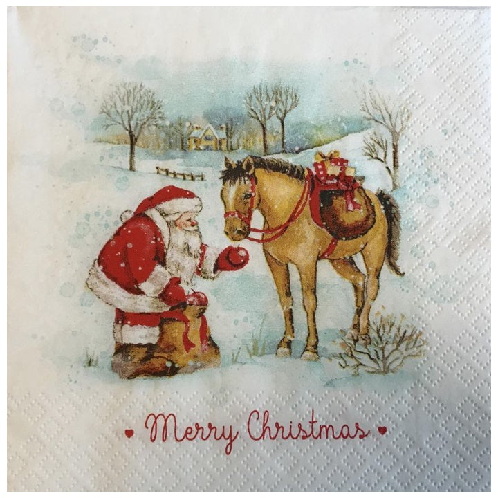 Serviete za decoupage Merry Christmas - 1 kos
