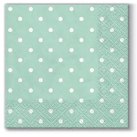 Serviete za decoupage Mint Dots - 1 kos