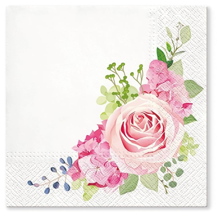 Serviete za decoupage Nostalgic Rose - 1 kos
