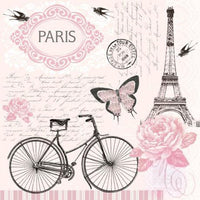 Serviete za decoupage - Sprehod v Parizu - 1kom