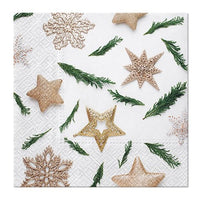 Serviete za decoupage Star decorations - 1 kos