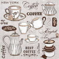 Serviete za decoupage Tea or Coffee - 1 kos
