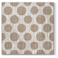 Serviete za decoupage tehniko Dots on Linen - 1 kos