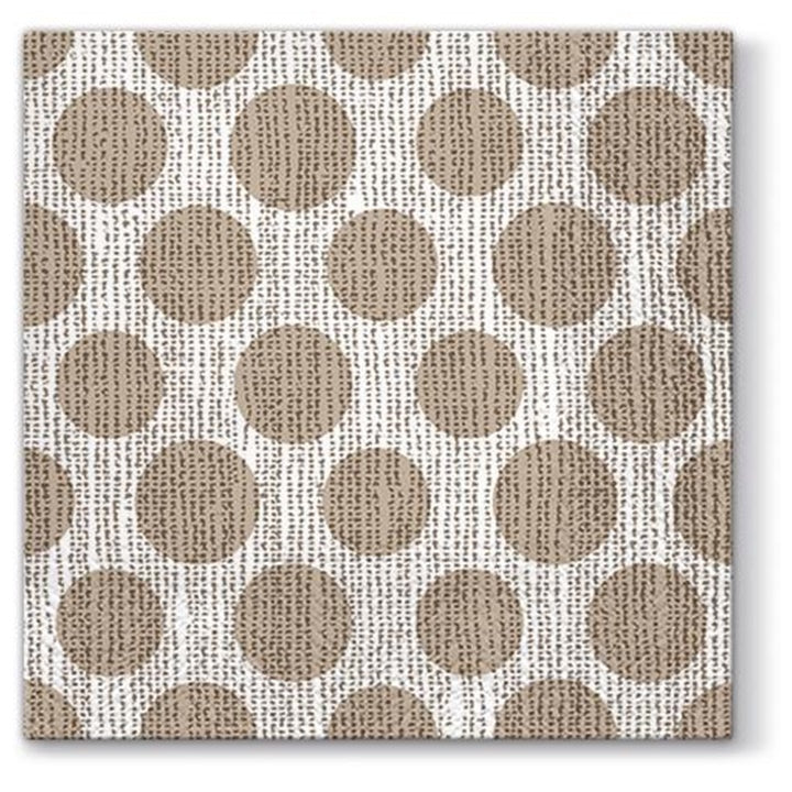Serviete za decoupage tehniko Dots on Linen - 1 kos