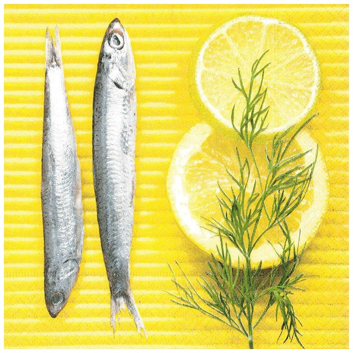 Serviete za decoupage tehniko Fish - 1 kos