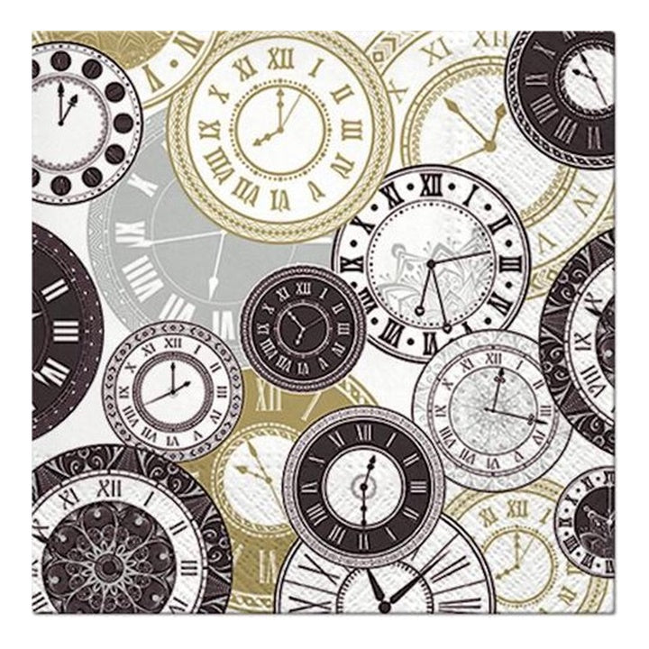 Serviete za decoupage Twelve oclock - 1 kos