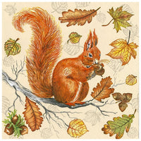 Serviete za decoupage Veverička - 1 kos
