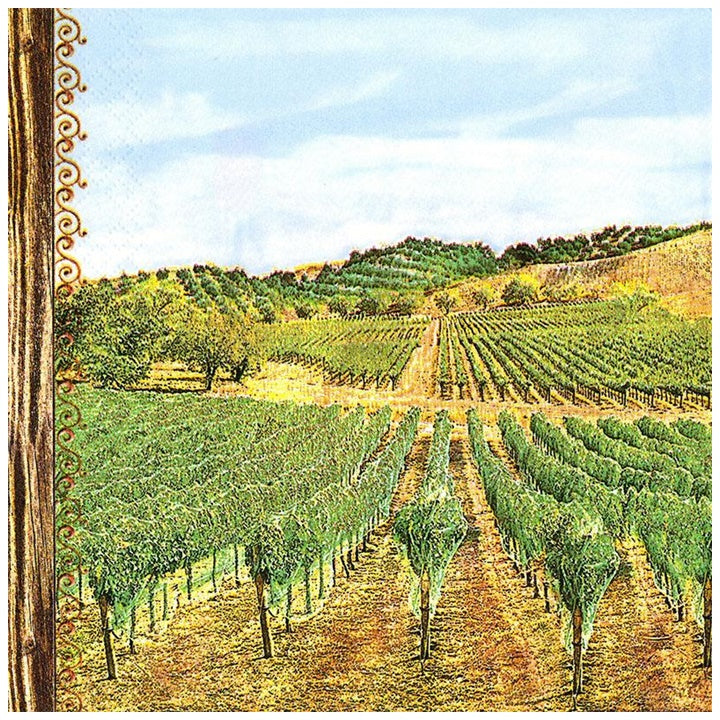 Serviete za decoupage Vineyard - 1 kos