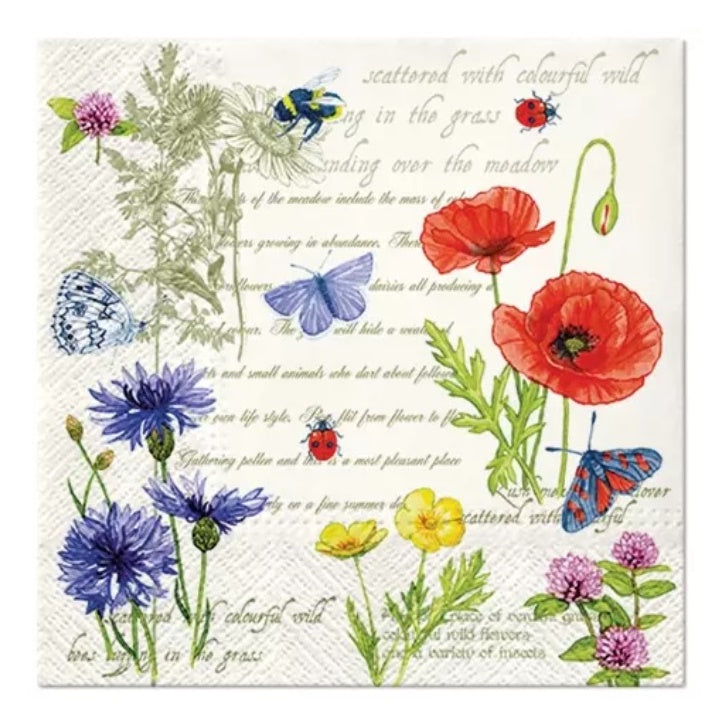 Serviete za decoupage Vintage Summer - 1 kos