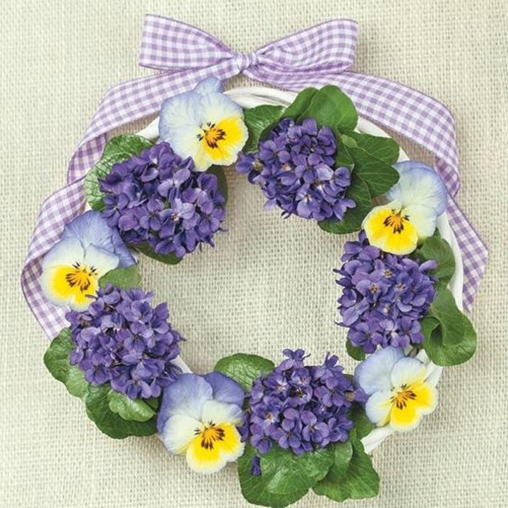 Serviete za decoupage Violets Wreath - 1 kos