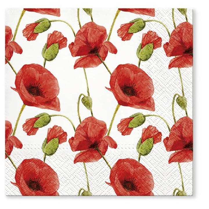 Serviete za decoupage Volčji mak - 1 kos