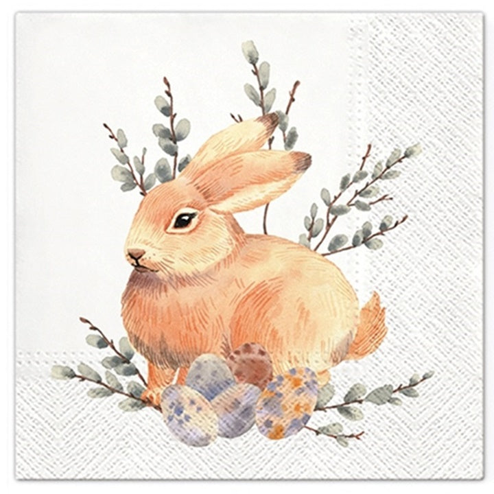 Serviete za decoupage Watercolor Bunny - 1 kos