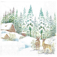 Serviete za decoupage Winter Scene - 1 kos