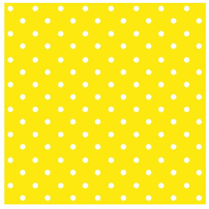 Serviete za decoupage Yellow Dots - 1 kos