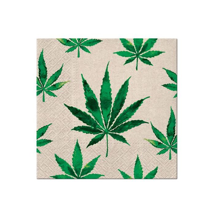 Serviete za dekupažo - Marihuana  - 1 kos
