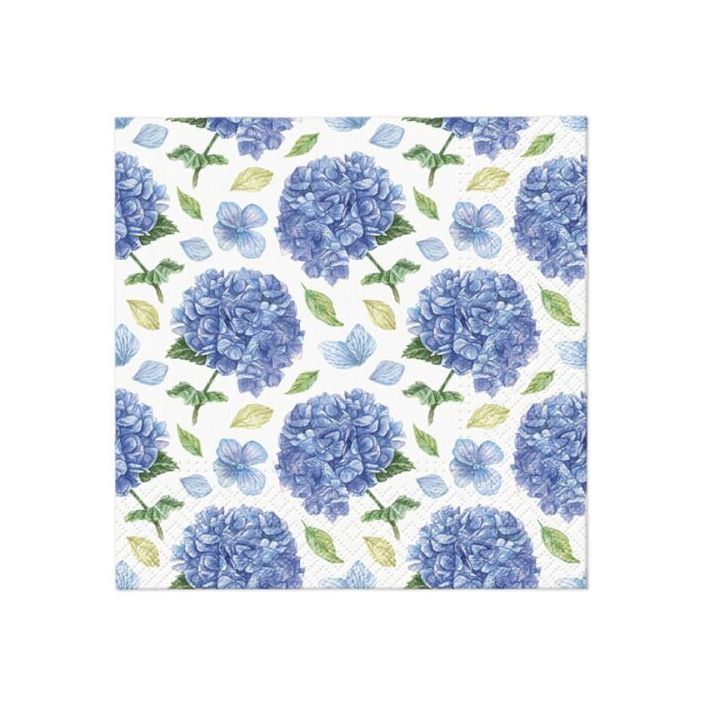 Serviete za dekupažo - Rhytmic Hydrangea  - 1 kos