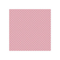 Serviete za dekupažo - White Dots on Pink  - 1 kos