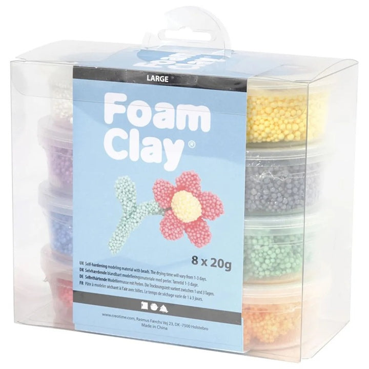 Sestavina za modeliranje iz penaste gline z velikimi kroglicami - 8x20g – pogled 2
