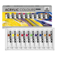 Set 10 akrilnih barv Phoenix Artist 10 x 22 ml