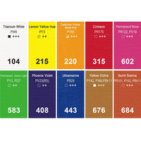 Set 10 akrilnih barv Phoenix Artist 10 x 22 ml