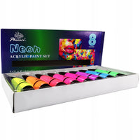 Set 8 neonskih akrilnih barv Phoenix 8 x 21 ml