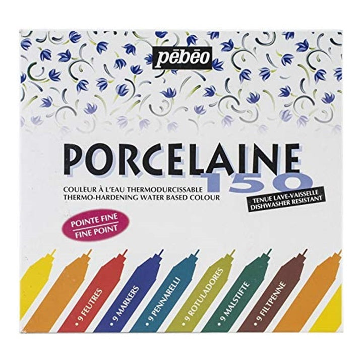 Set 9 markerjev za porcelan porcelaine 150 - fine