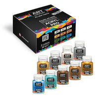 Set akrilnih barv ACRYL PRO Composite 9x20 ml