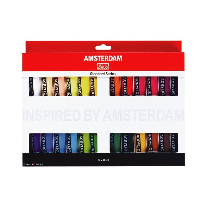 Set akrilnih barv AMSTERDAM STANDARD SERIES - 24x20ml