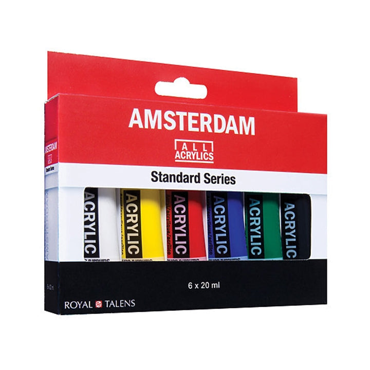 Set akrilnih barv AMSTERDAM Standard Series 6 x 20 ml