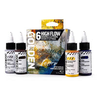 Set akrilnih barv Golden High Flow Drawing & Lettering 6 x 30 ml