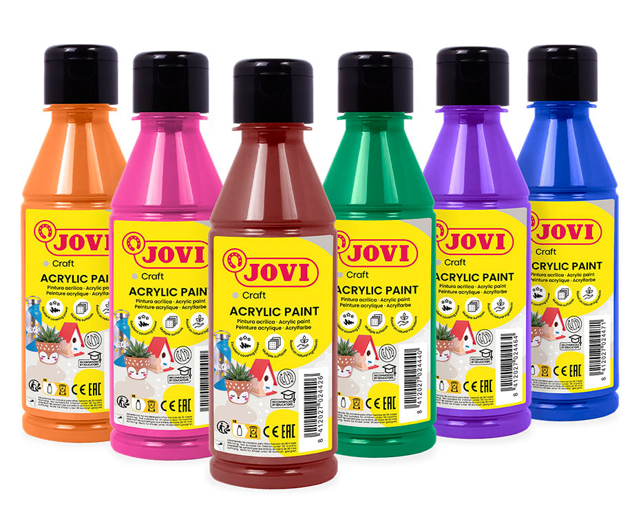 Set akrilnih barv JOVI Jovidecor 6 x 250 ml – različica B