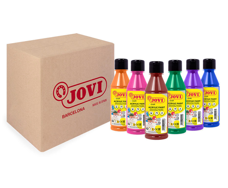 Set akrilnih barv JOVI Jovidecor 6 x 250 ml – različica B
