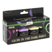 Set akrilnih barv, ki se svetijo v temi Nassau 4 x 60 ml