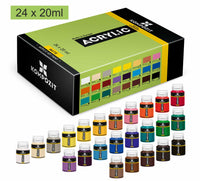 Set akrilnih barv Kompozit STANDART 24 x 20 ml