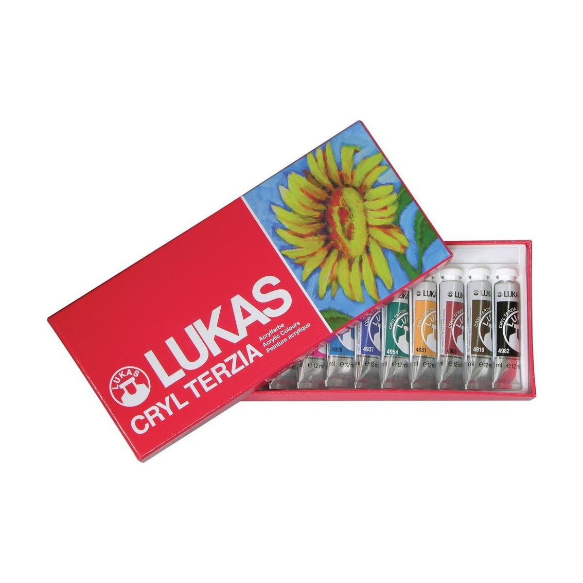 Set akrilnih barv LUKAS Terzia 12 x 12 ml