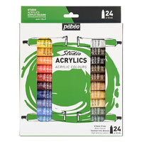 Set akrilnih barv Studio Pebeo 24 x 12 ml