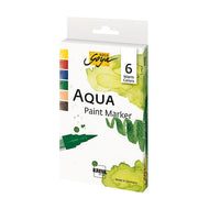 Set akvarel flumastrov Aqua Solo Goya Warm Colors - 6 kom
