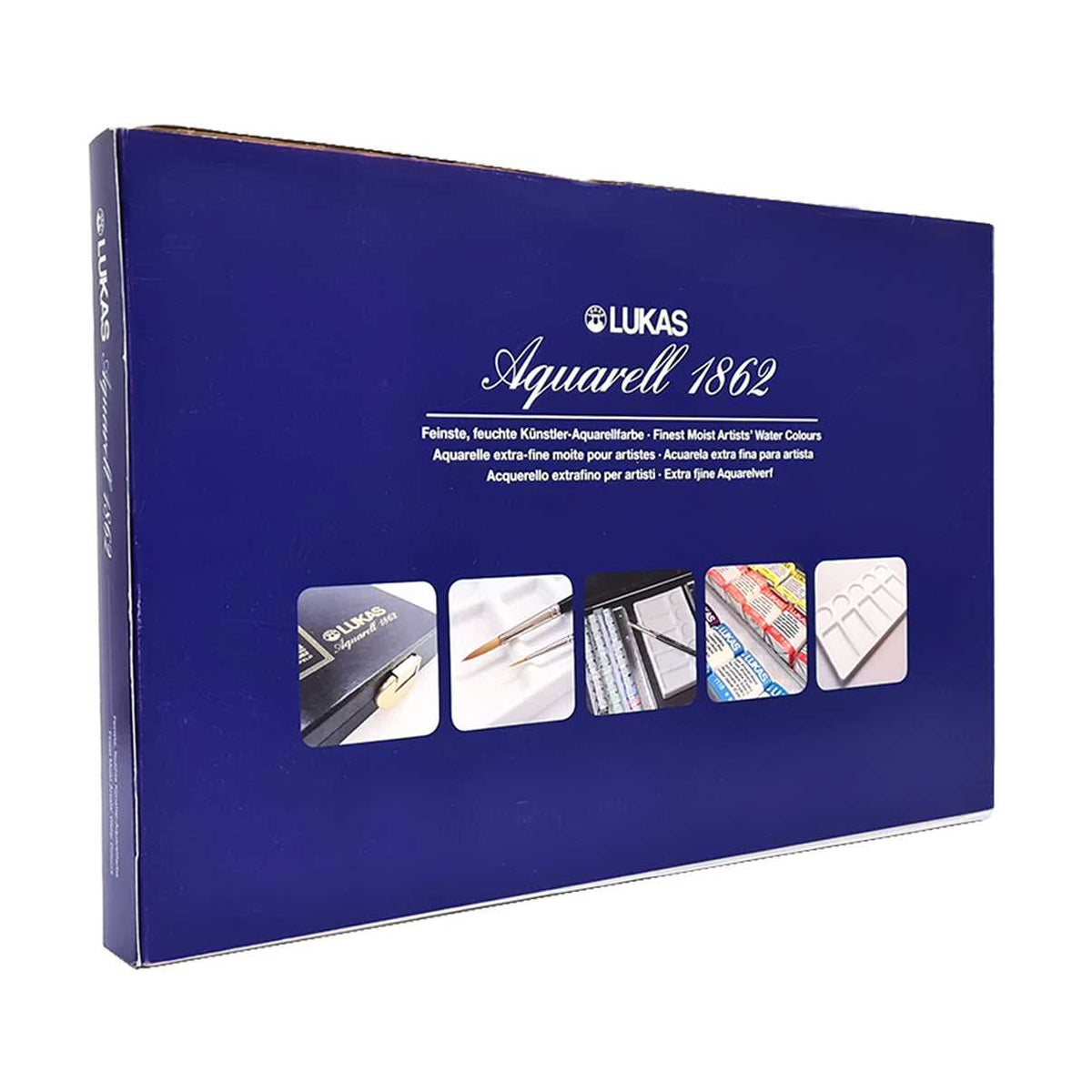 Set akvarelnih barv LUKAS Aquarell 1862 v škatli - 70 posodic s priborom